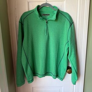 Pebble Beach Green Performance 1/4 Zip Men’s Pullover Size Medium